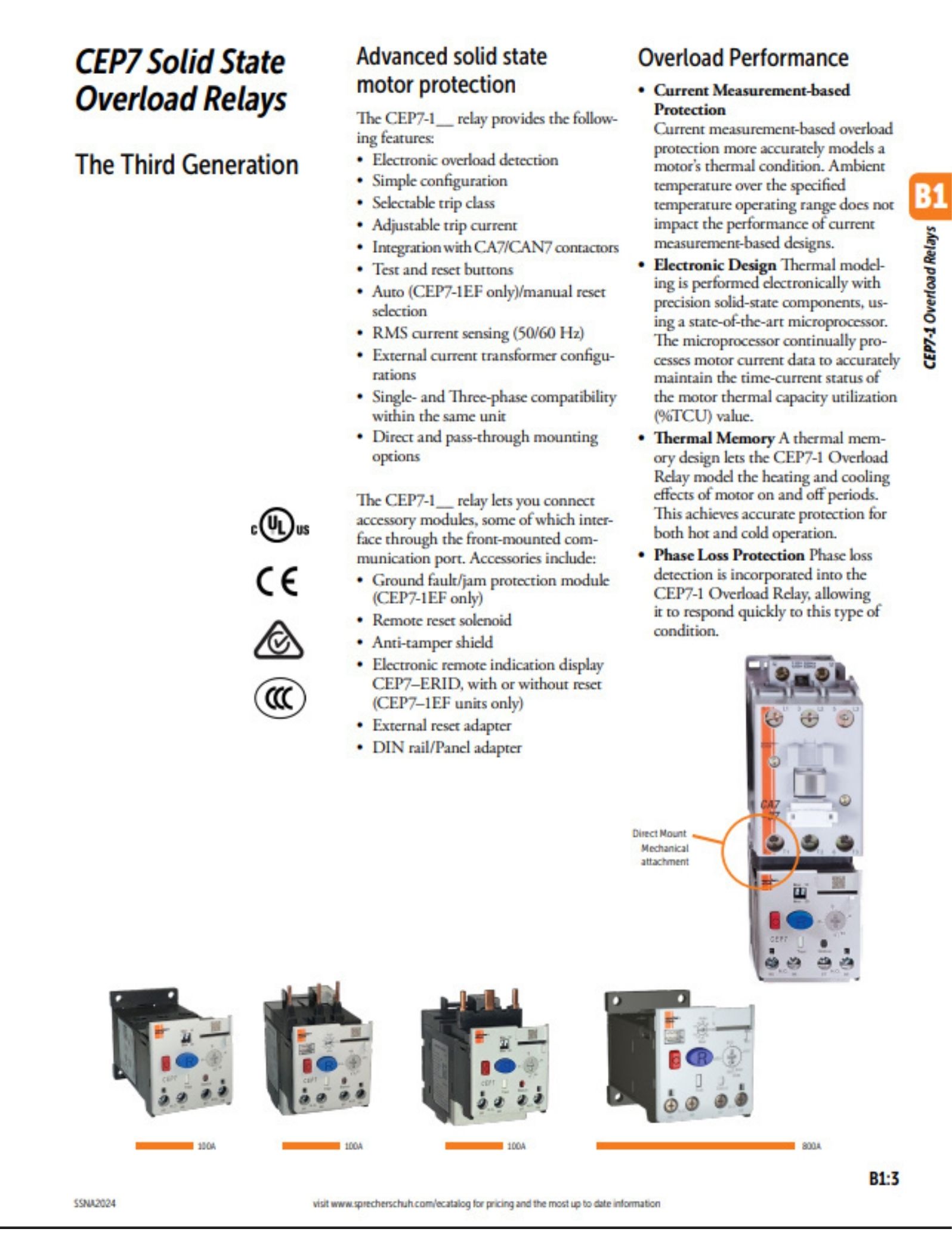 CEP7-1 Overloads datasheet preview